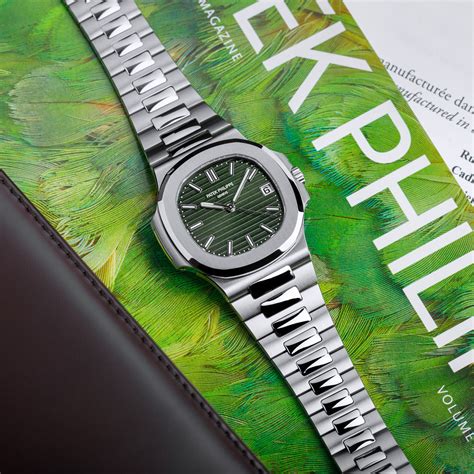 patek philippe green band|patek philippe green dial price.